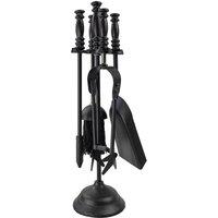 JVL Belvoir 4 Piece Companion Set - Black
