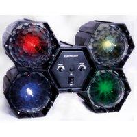 FXLab 4-Way Led Crystal Light Effect in Black