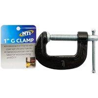 BARGAINS-GALORE Set Of 4 Heavy Duty G Clamps 1 Iron Wood Working Welding Support Tool in Black