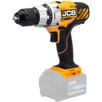 JCB Tools JCB 18V Cordless Drill Driver 13mm 1/2 Keyless Chuck - Bare Unit Only in Yellow