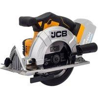 JCB Tools JCB 18V Cordless Circular Saw 165mm 6.5 21-18CS-B - Bare Unit in Yellow