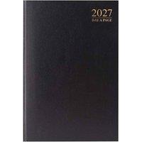 MANTRARAJ 2027 Diary A4 Day A Page Diary Hardback Half Page Weekend DAP Diary in Black