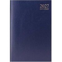 MANTRARAJ 2027 Diary A4 Day A Page Diary Hardback Half Page Weekend DAP Diary in Blue