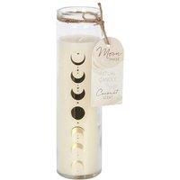 KDMD Moon Phase Coconut Tube Candle in Cream