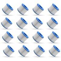 Wave Spas Wave Hot Tub Replacement Filters, Screw-On / Threaded - 16 Pack in Blue | Size: Medium