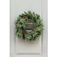 BOSK HOLLINGWORTH SPRUCE - 26 Wreath with 50 Warm White LEDs in Green