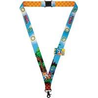 Sonic the Hedgehog Officially Licensed Lanyard & Pin Badge Set in Blue