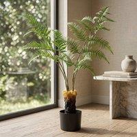 Dynasty Home UK 90cm Artificial Fern Tree Home Office Indoor Decoration Plant in Green