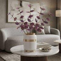 Dynasty Home UK 10pcs Red Eucalyptus Stems | Artificial Floral Home Decor
