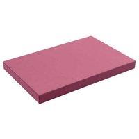 Yoga-Mad EVA Half Yoga Block in Burgundy