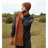 Harvey Makin Hat, Gloves & Scarf Gift Set - Orange in Burnt Orange