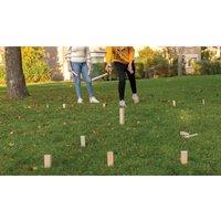 XD Design Wooden Kubb Set in Brown
