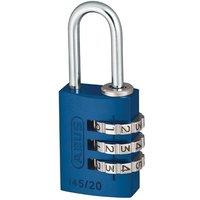 ABUS Mechanical 145 Series Aluminium Combination Padlock in Blue