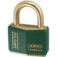 ABUS Mechanical T84mb Series Rustproof Padlock in Green
