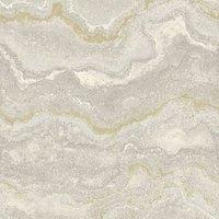World of Wallpaper Mila Marble Heavyweight Vinyl Textured Wallpaper in Grey
