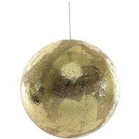 KDMD Metallic Bauble - Gold 13cm 2 Pack