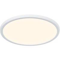 Nordlux Oja Ceiling Light White Plastic Kitchen LED 3000/4000k Mains 24cm