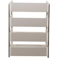FORGEVIO 4 Tier Desk Organizer A4 File Tray Document Holder Storage in White