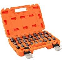 NESTLUNE Multi-Spline Extractors 27 Pcs Easy Out Bolt Removal Kit in Orange | Size: 1000mm x 400mm