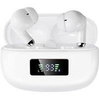 NESTLUNE Wireless Earbuds Bluetooth 5.4 TWS Earphones In-Ear in White