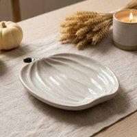 Garden Greatness Autumnal Ceramic Pumpkin Trinket Dish | Size: 1 Pack