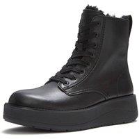 FitFlop Women's Gen-FF Roam Shearling Boot in Black | Size: 6
