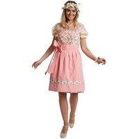 tectake Women's Oktoberfest Mini Dirndl Herrenchiemsee Model 2 in Rose | Size: Small