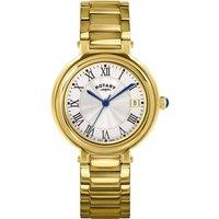 Rotary Women's RLB10010-70 Heritage 34mm Quartz Watch in Gold