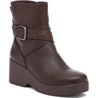 Rocket Dog Women's Jimmy Bangor Ankle Boot in Dark Brown | Size: 4