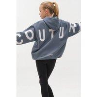 BCouture Women's Leggings & Oversized Hoodie Set in Mid Blue | Size: 14-15 Years