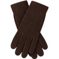 Barneys Originals Women's Brown Real Suede Gloves | Size: S/M