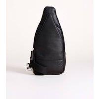Lakeland Leather Women's 'Langham' Sling Backpack in Black