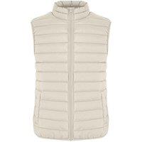 New Morning Studios Women's Lightweight Puffer Gilet in Light Sand | Size: XL