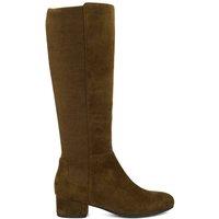 Dune London Women's 'Tayla' Suede Knee High Boots in Brown | Size: 5
