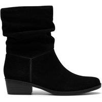 Clarks Women's Danyelle Ruby Black Suede Ankle Boots | Size: 6-Standard Fit