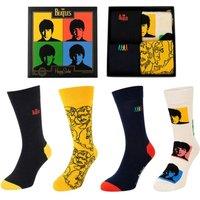 Happy Socks Men's 4-Pack The Beatles Collection Multicolour Gift Set | Size: 7-11