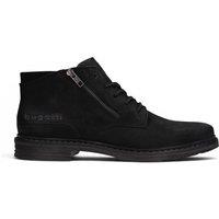 Bugatti Men's Leather Lace-up Chukka Ankle Boots - Rigalo Evo C30 in Black | Size: 9