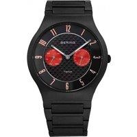 Bering Time Men's 11939-729 Titanium 39mm Quartz Watch in Black
