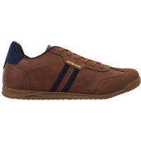 Lambretta Men's Tackle Brown Trainers | Size: 9