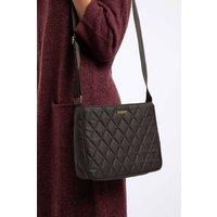 Weird Fish Women's Benbow Quilted Bag in Chocolate