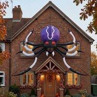 Garden Greatness 11FT Inflatable Giant Halloween Spider with Web | Size: 1 Pack