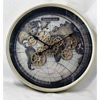 Minster Gear Wall Clock - L5 x W60 x H60 cm in Beige
