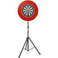 Mission RotaPro Travel Stand Portable Lightweight - Mobile Dart Stand in Black