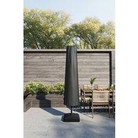 Living and Home Outdoor Waterproof Garden Parasol Cover for Centre-Pole Umbrella in Black