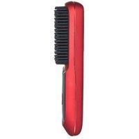 SHEONLY 35W Cordless Three Adjustable Temperature Hair Straightener Brush in Red