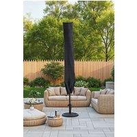 Living and Home 48x185cm Black Patio Parasol Cover Garden Umbrella Cover Straight/Roman Umbrella Oxford Rain & Dust Protectors | Size: 48x185 cm