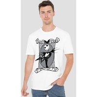 Disney The Nightmare Before Christmas Jack Skellington Frame T-Shirt, White | Size: 5XL
