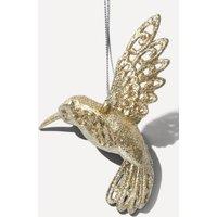 Stella Graham Gold Sparkly Hummingbird Christmas Tree Decoration