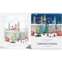 Stella Graham London Scene Christmas Pudding Small Scented Candle