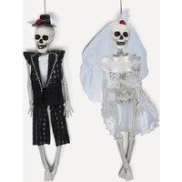 Stella Graham Mr & Mrs Skeleton Wedding Halloween Decorations
